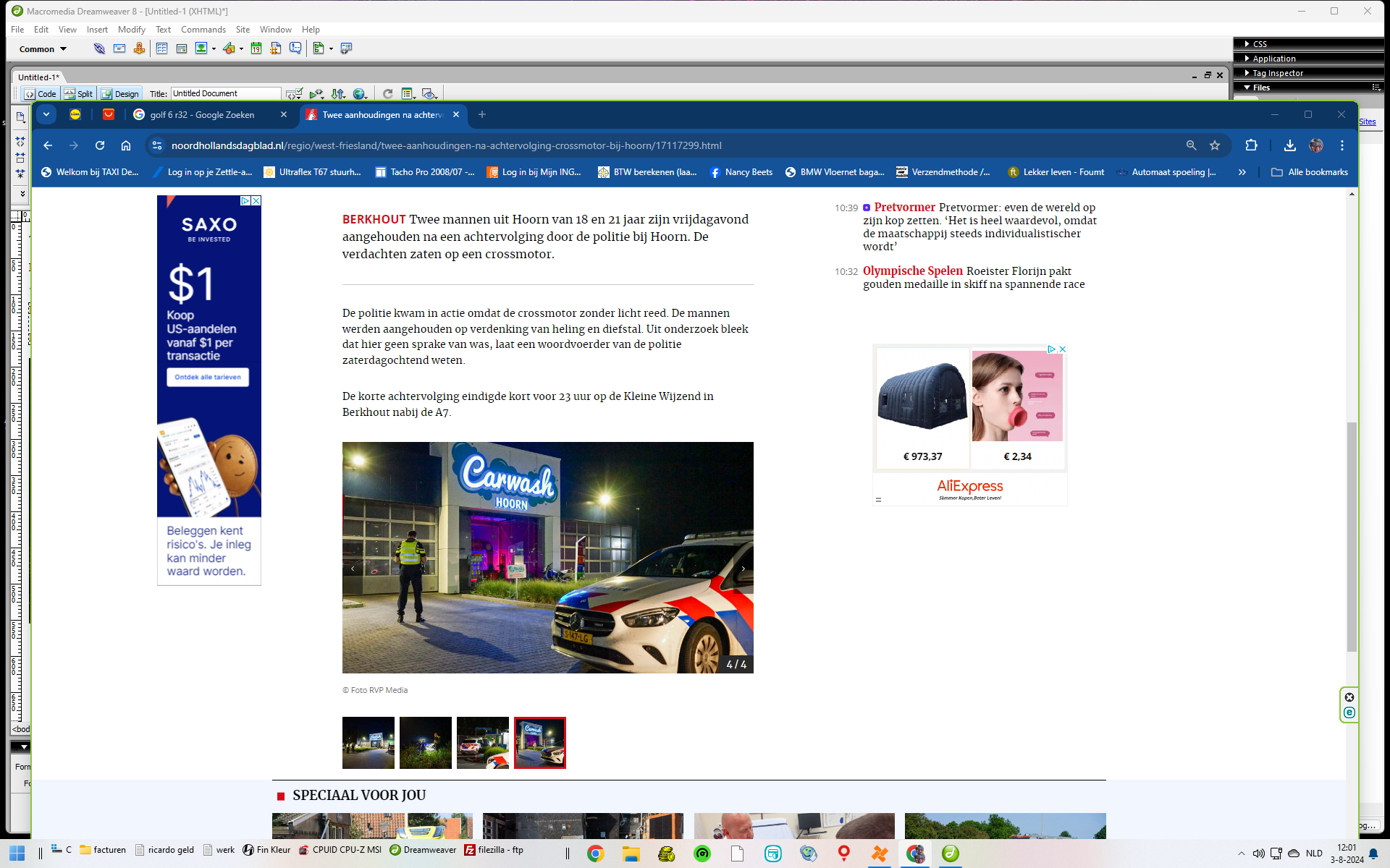 Nieuwsbericht screenshot 2